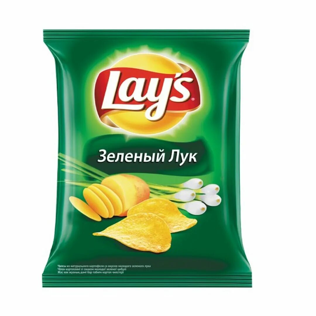 Лейз 70 гр (1*25) Молодой зеленый лук